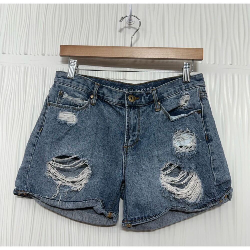 Articles of Society Anthropology Denim shorts